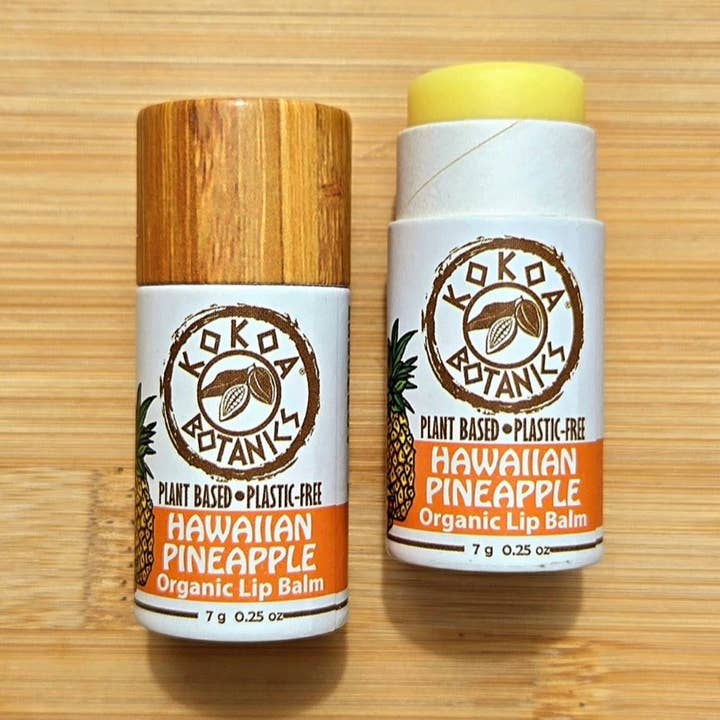 Ananas hawaïen - Baume à lèvres naturel végétalien - 0,25 oz pour la vente par Kokoa Botanics
