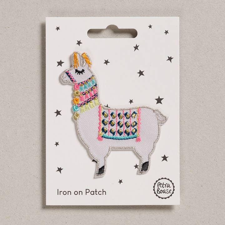 Iron on Patch - Pack of 6 - Llama for wholesale by Petra Boase Ltd (US Duties Paid)