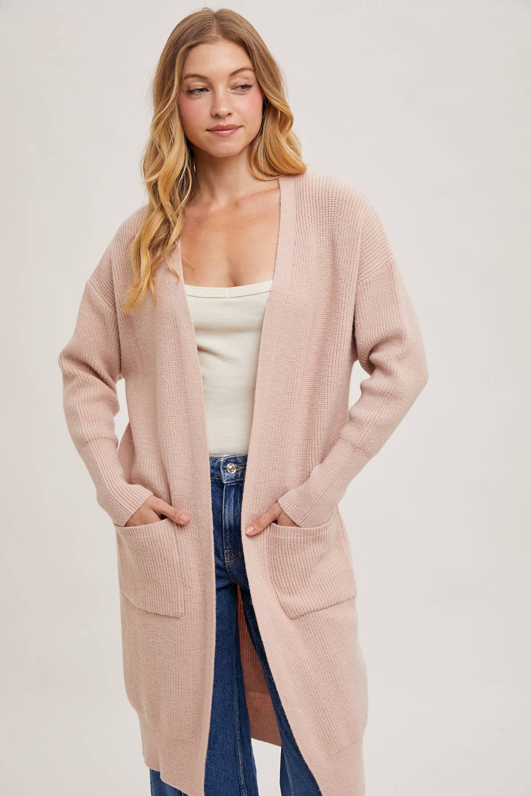 Bluivy – wholesale Cardigan – Women’s – RIBBED OPEN FRONT CARDIGAN20