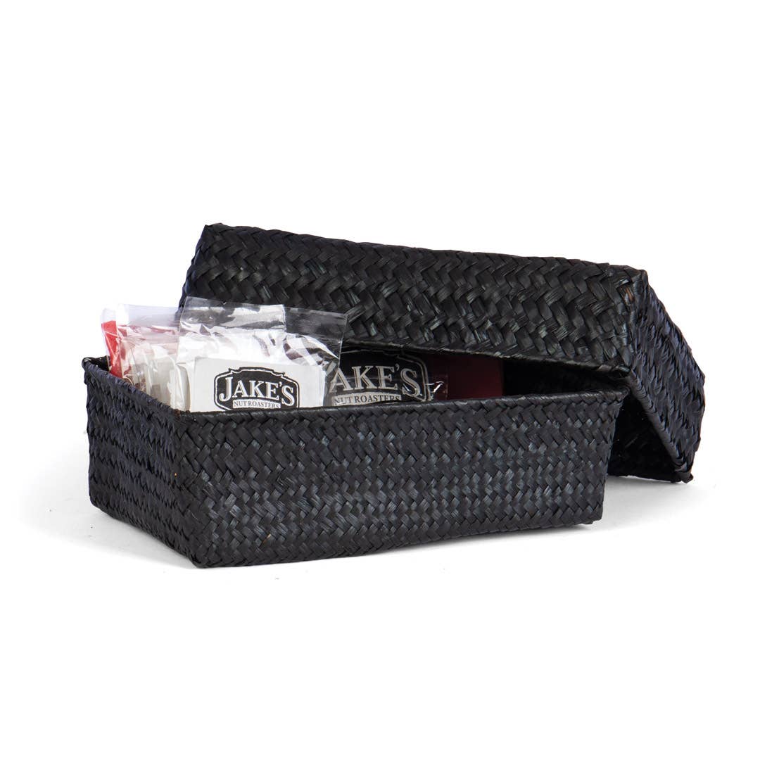 Willow Group - Vente Boîtes décoratives - BOÎTE À COUVERCLE EN JONC DE MER RECTANGULAIRE1