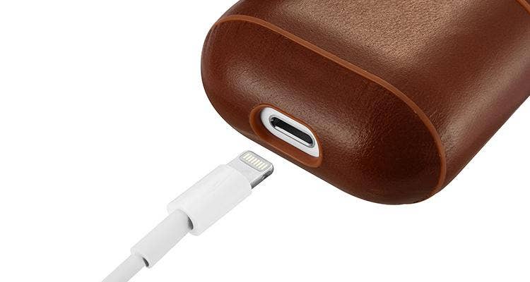 CairPods - Wholesale Airpod/Earbud Case - Men's - Vintage Premium Leather AirPods Case - Brown10