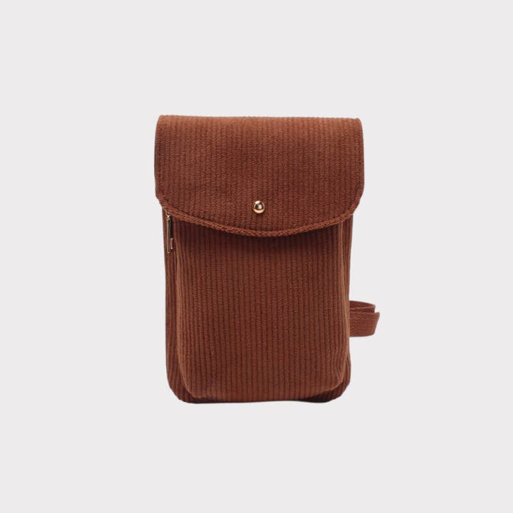 Bærbar taske med dobbelt lomme, ribbet effekt for engroshandel hos BESTINI