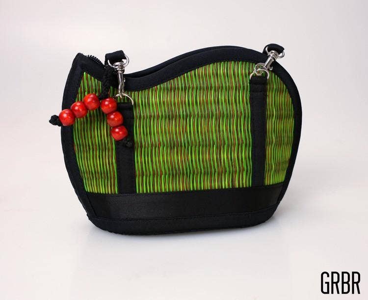 Baskets of Cambodia - Wholesale Crossbody Bag - Women's - Small Asymmetrical Kiri Wave Purse29
