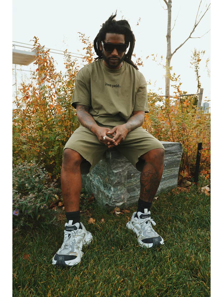 Dues Paid (Military Green - Shorts) for wholesale on Faire5