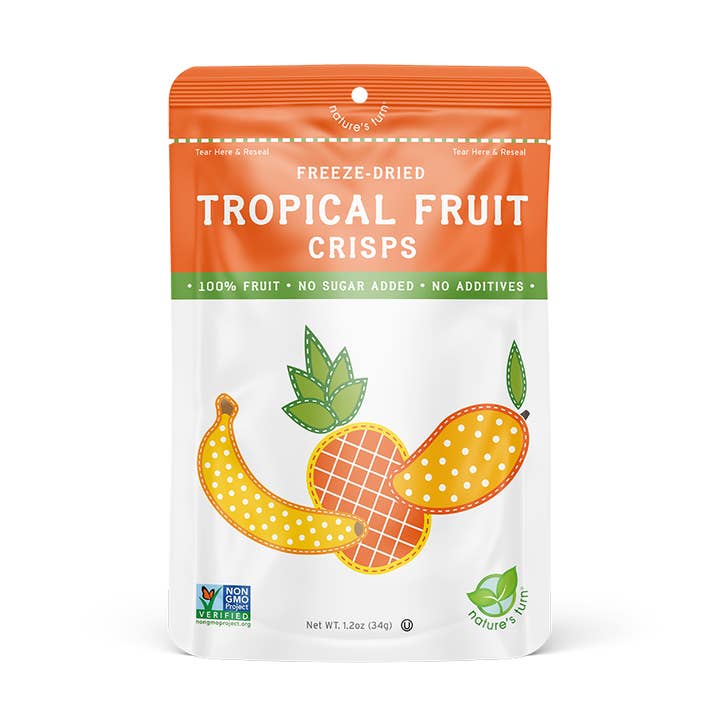 Freeze-Dried Tropical Fruit Crisps for wholesale by Nature's Turn