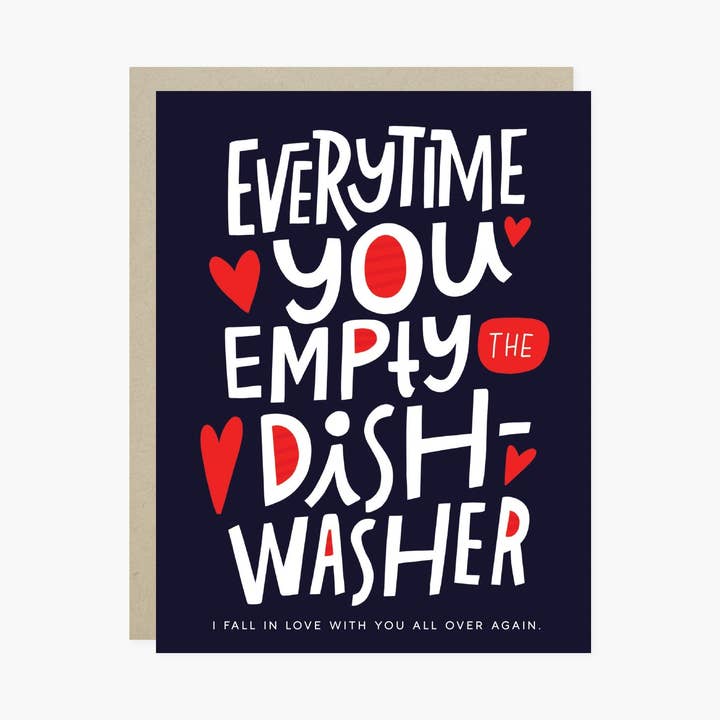 Barone and Co. - Wholesale Love Card - Empty Dishwasher Love Card0