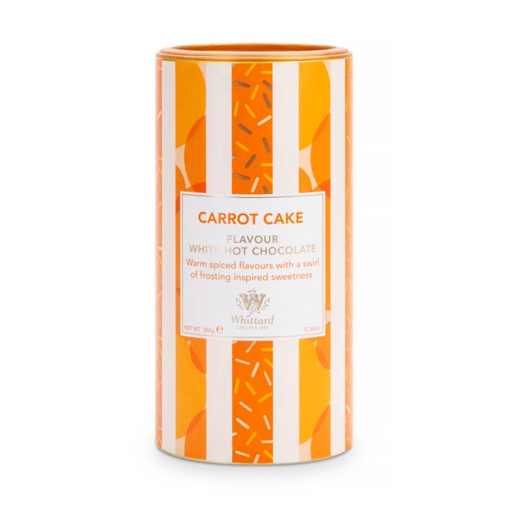 Carrot Cake White Hot Chocolate, 12.35oz for wholesale by Whittard of Chelsea