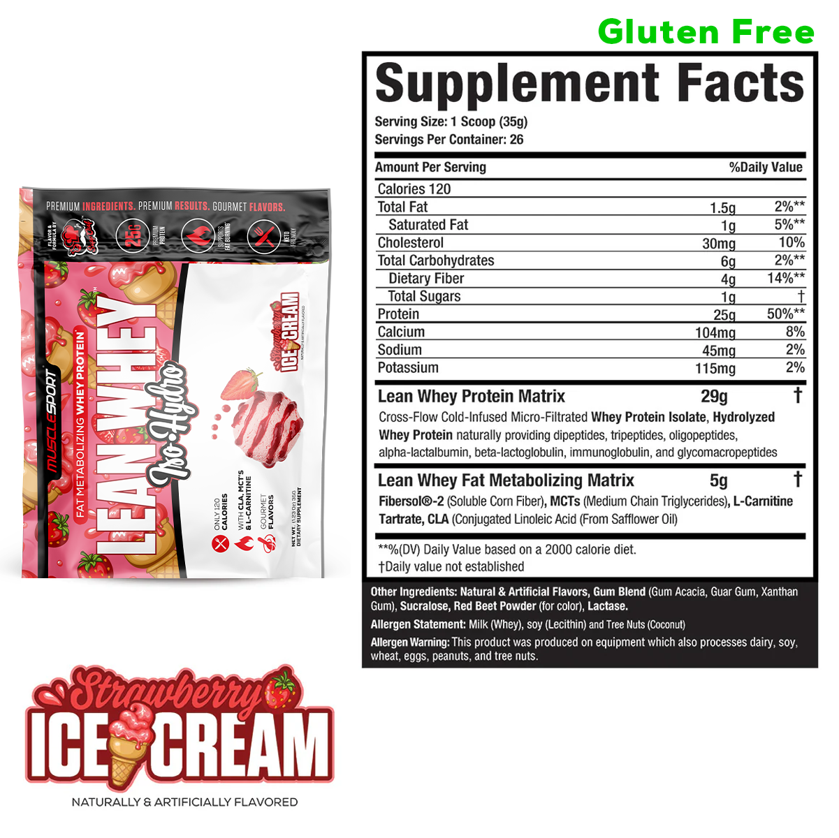 MuscleSport - Wholesale Protein/superfood powder - Lean Whey® Single Serve Packets6