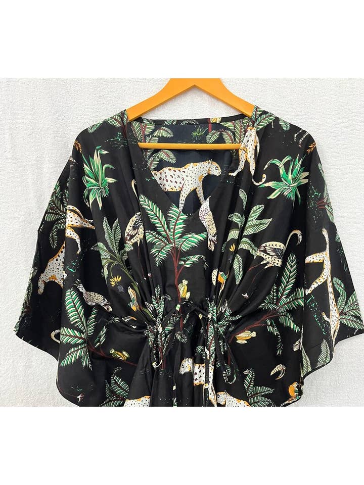 Bhawana Handicrafts - Wholesale Kaftan - Women's - Animal Printed Dress Women Wear Long kaftan1