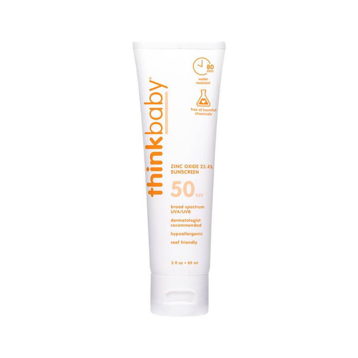 Think - Wholesale Sunscreen - Think Baby SPF 50 Sunscreen (3oz), EWG Rated #21