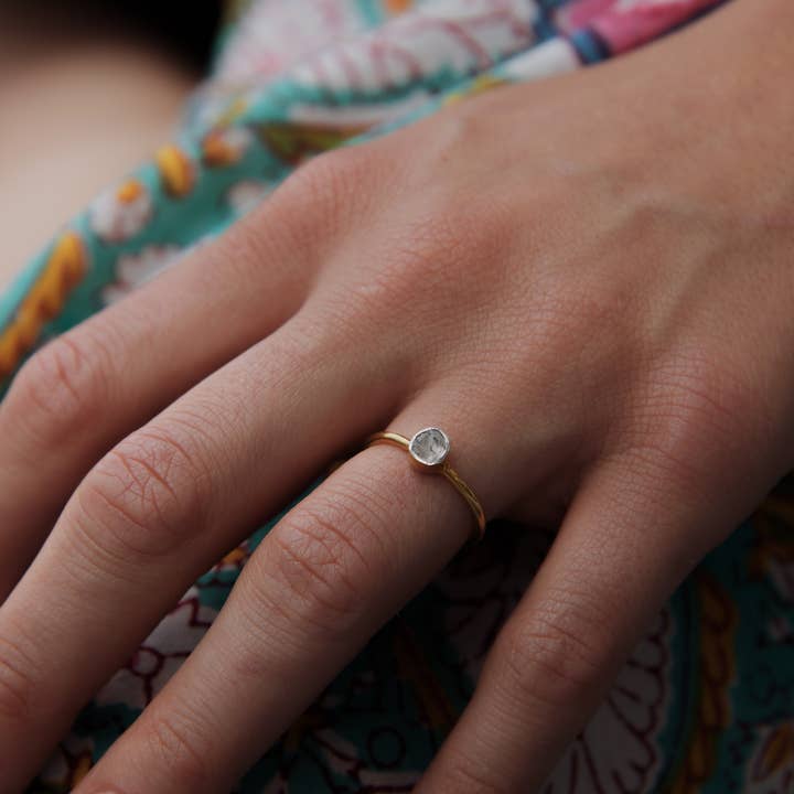 Atelier Siméon - Wholesale Single Stone/Solitaire Ring - LAKSHMI polki diamond ring1