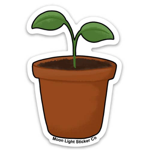 Seedling Sticker for wholesale by Moon Light Sticker Co