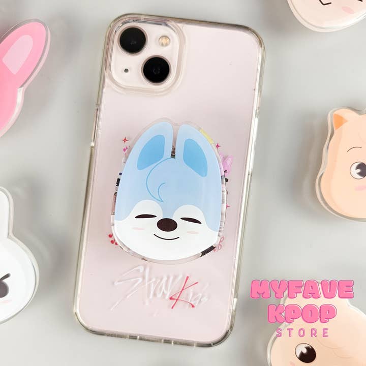 MyFaveKpop Store - Wholesale Phone Grip - Skzoo Acrylic Phone Grip Holder Kpop Gift