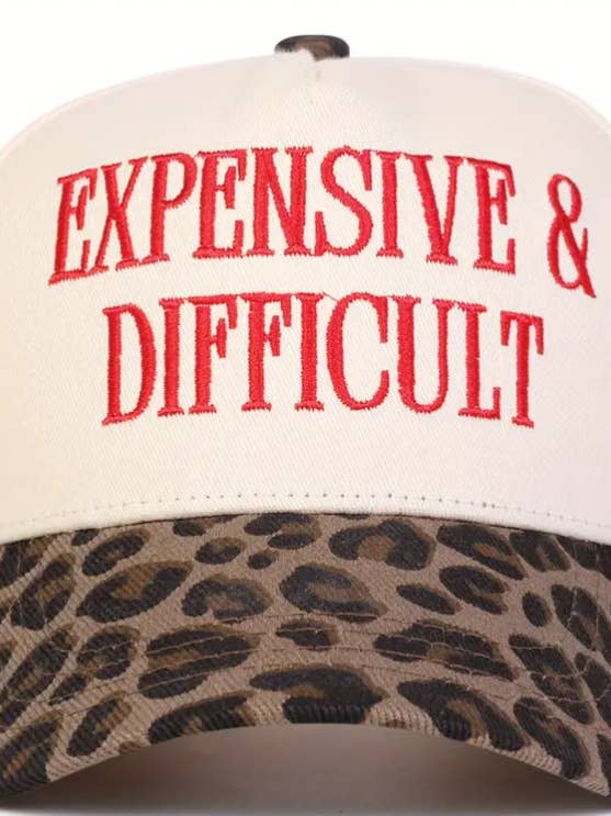 Geborduurde "Duur maar Moeilijk" Verstelbare Hoed voor wholesale door Wilde Soul