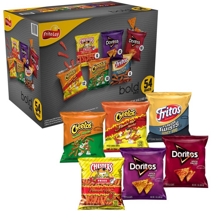 Frito-Lay Bold Mix, Variety Pack, 1 oz, 54 ct for wholesale by Swift Trade Group LLC
