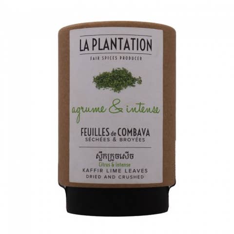 Feuilles de citron vert kaffir écrasées pour la vente par La Plantation