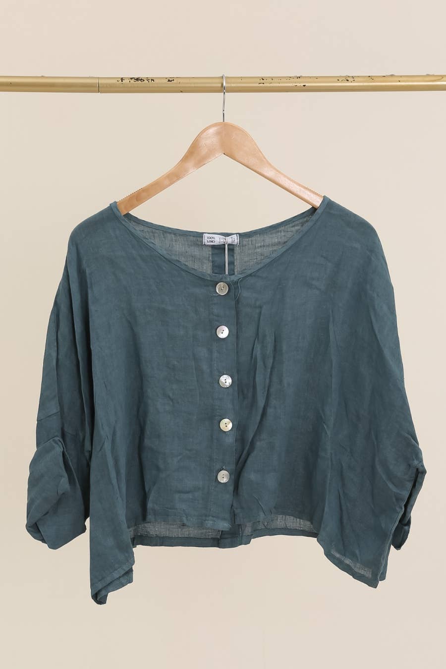 la maison des fibres naturelles - Wholesale Jacket - Women's - 3/4 sleeve linen jacket 906 100% linen29