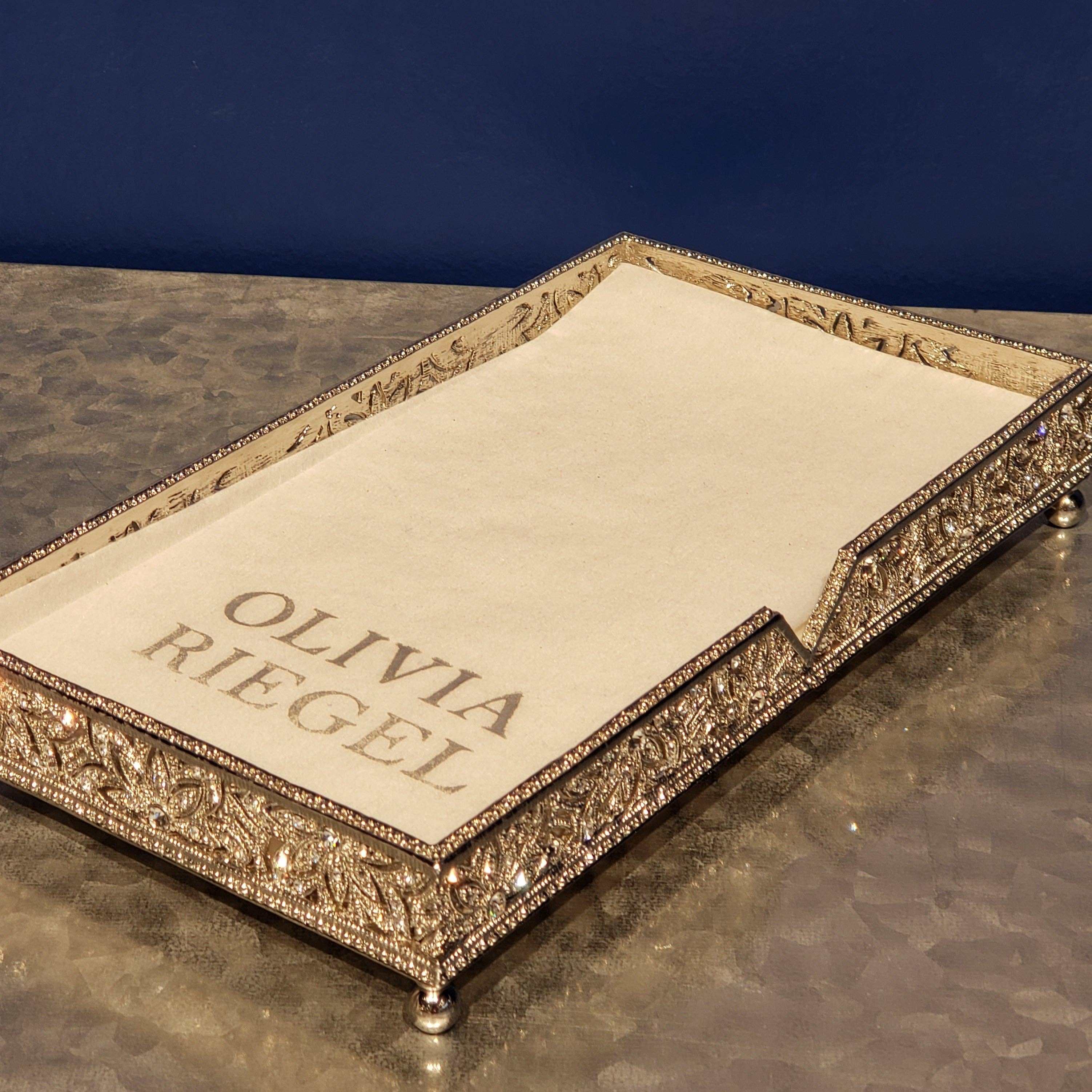 OLIVIA RIEGEL – wholesale Napkin holder – Windsor Guest Towel Holder | Napkin Holder |  |5