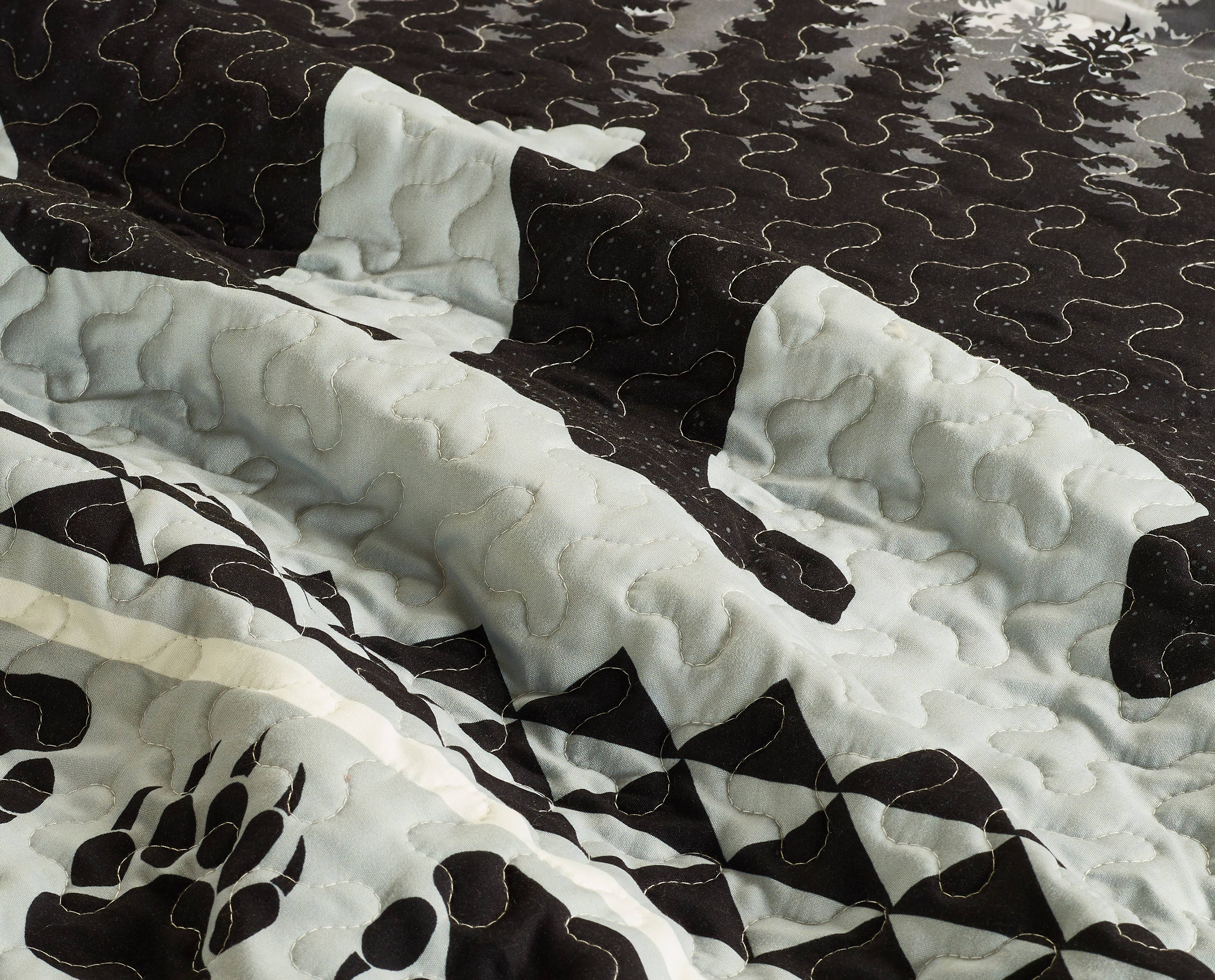 Duke Imports - Wholesale Bedding Set - "Moon Bear" Designer Microfiber Quilt Set3