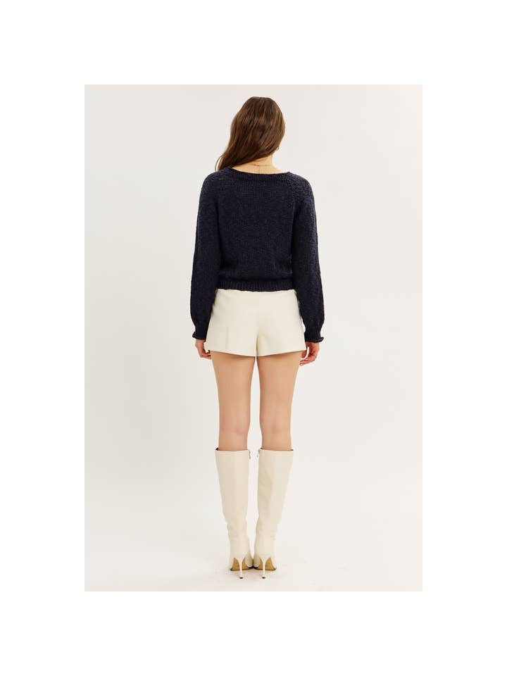 idem ditto – Engroshandel Cardigan - Dame – LETSTRUKTURERET CARDIGAN MED KNAPPER9