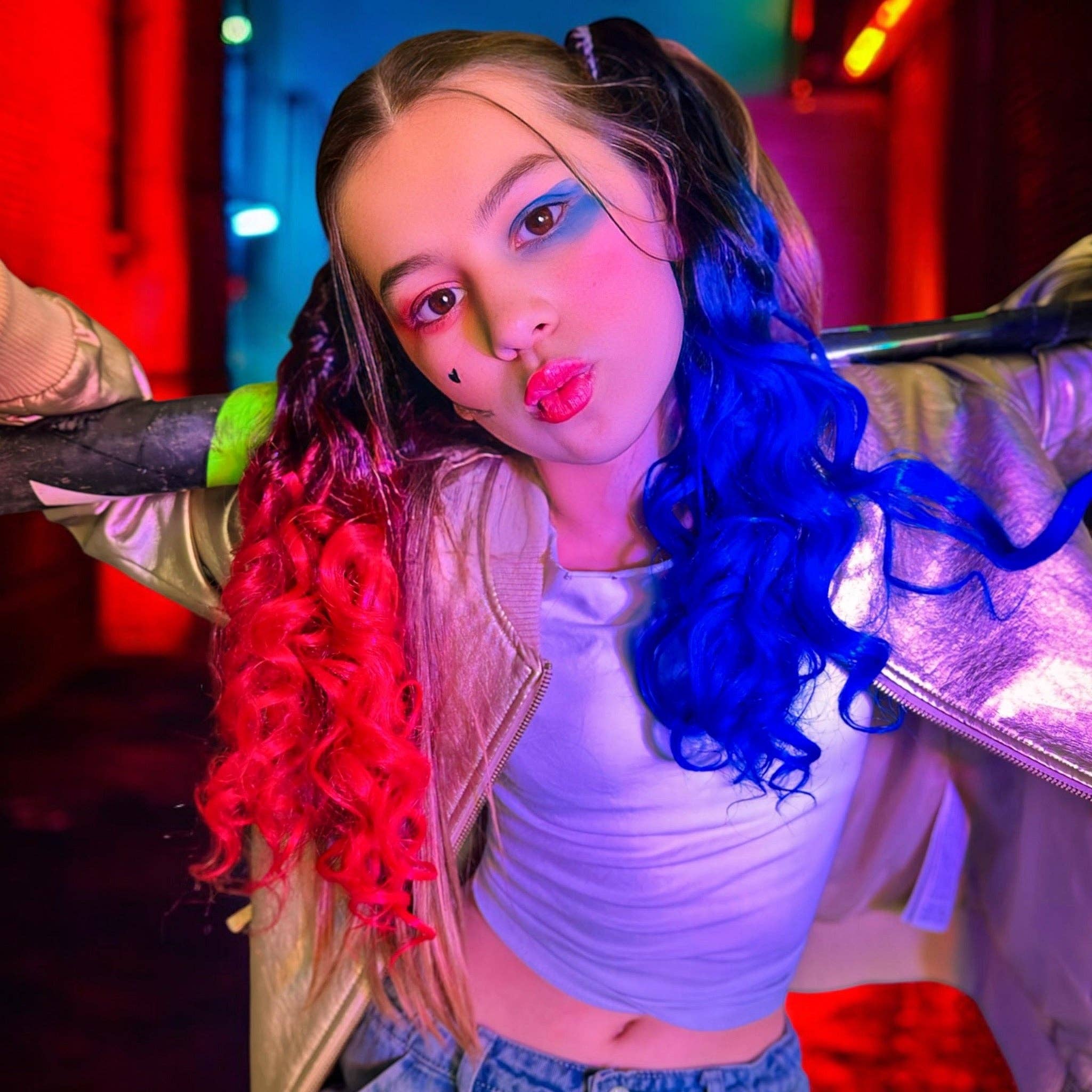 Magic Manes - Wholesale Hair Extensions - Harley Quinn Ponytail Set2