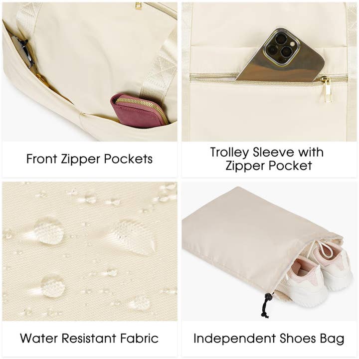 wandf - Wholesale Weekender Bag - Women's - Underseat Carry-on Luggage Duffel Bag Weekender Overnight2