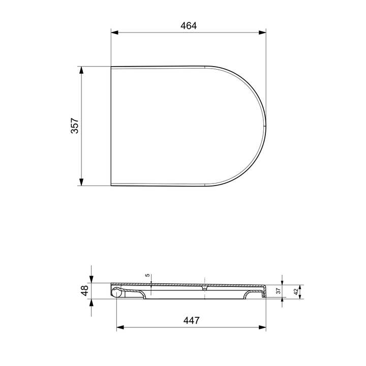 Stilform Handels GmbH - Venta al por mayor Mesas auxiliares de baño - Asiento de inodoro de repuesto para la serie Soho Whirlflush blanco