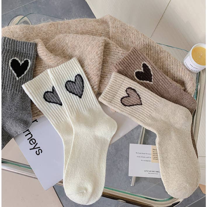 Gohobi (We cover U.S. import duties) - Wholesale Socks - Women's - Gohobi Wool Heart Socks11