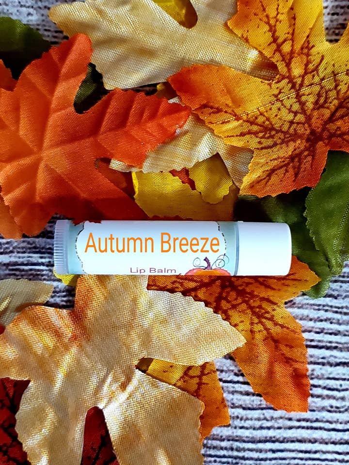 Autumn Lip Balm | Fall Lip Balm | Sandalwood Lip Balm | Earthy Scented Balm | Fall Gift Ideas | Fall Party Favors | Cheap Fall Gift Ideas for wholesale by Butterfly Bliss