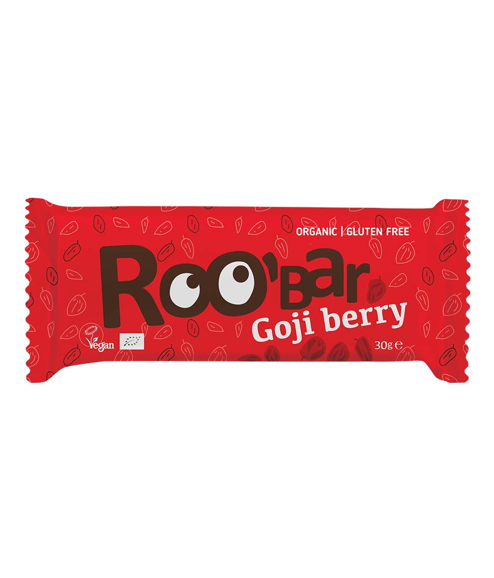Smart Organic - Wholesale Snack Bar - Goji Berry Bar, Bio, Roobar, 30g