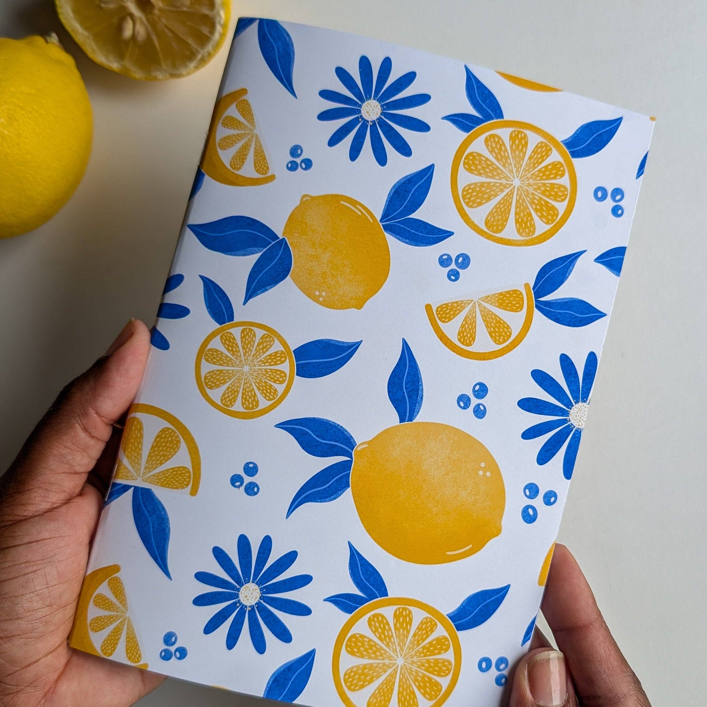 Avril & Novembre - Wholesale Notebook - A5 Notebook - Staple Binding - Lemons2