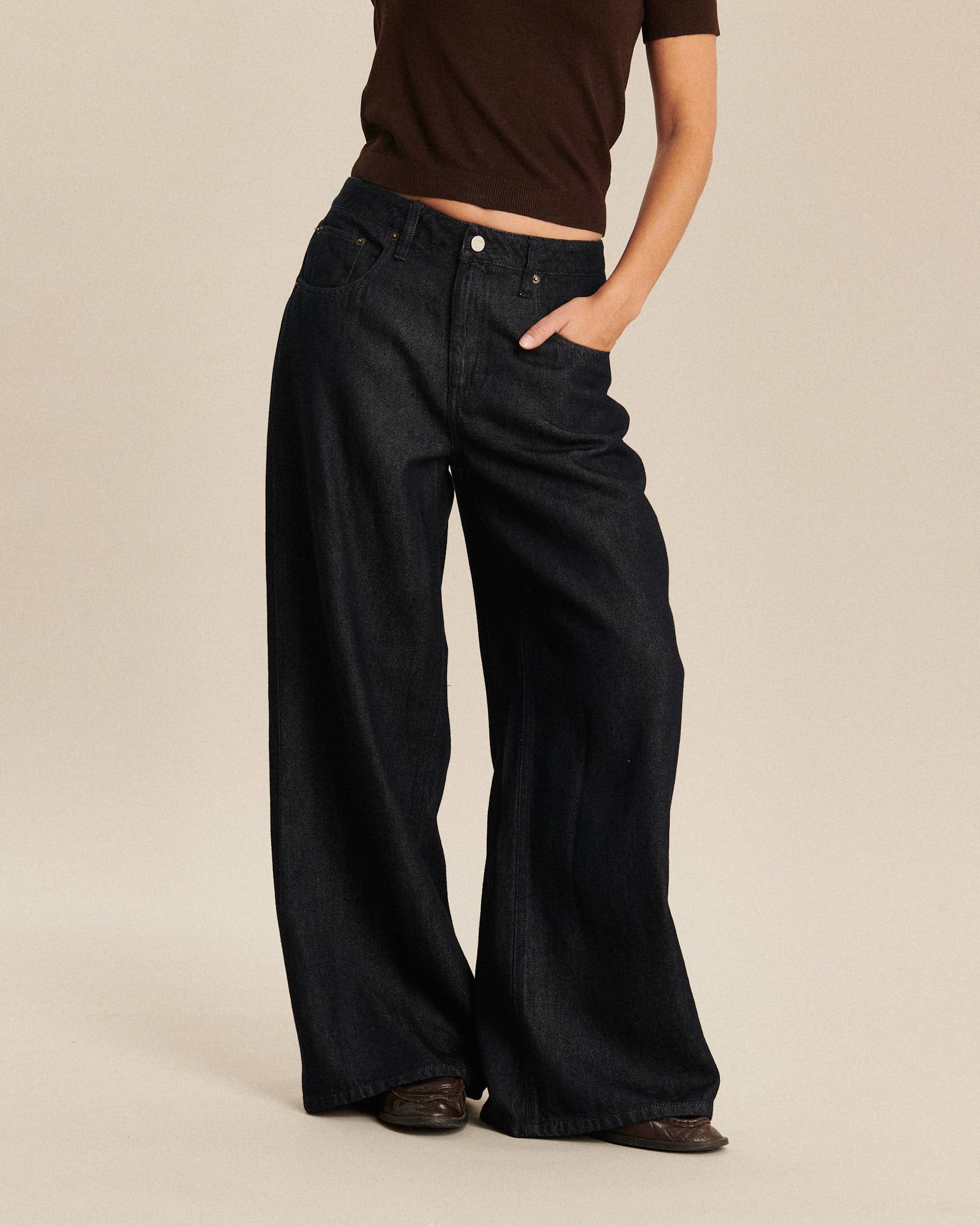 LABDIP - Wholesale Jeans - Women's - VERA RAW TENCEL DENIM - LOOSE TENCEL JEANS5