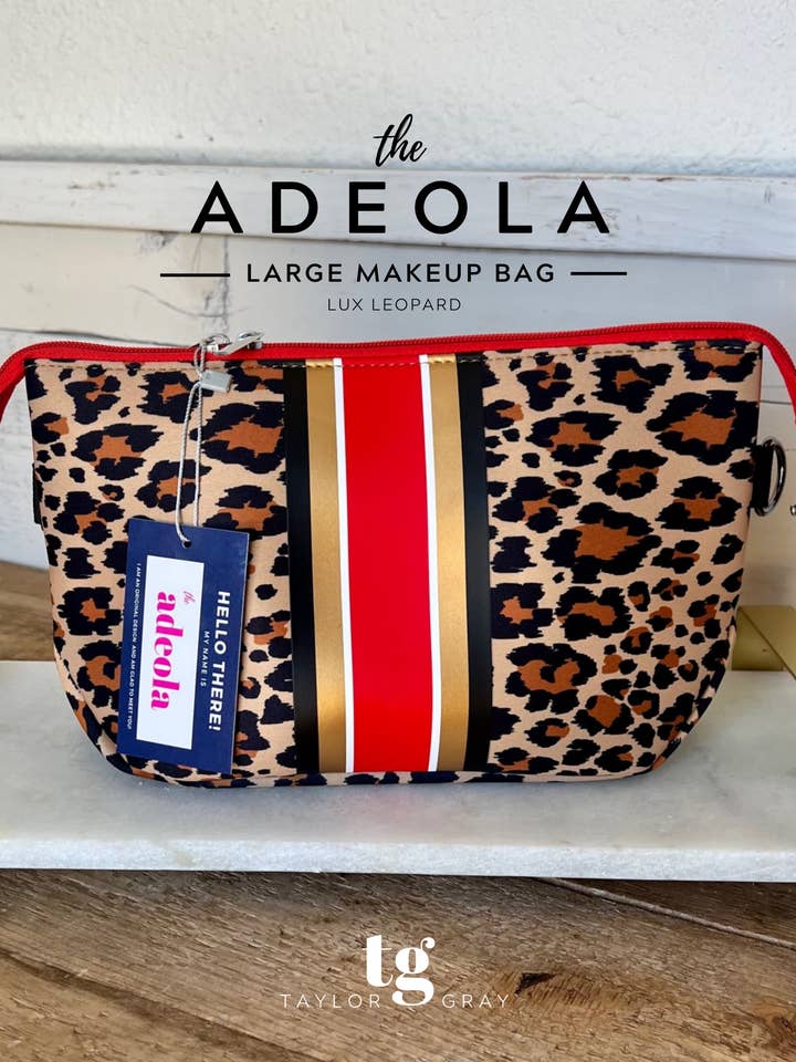 The Adeola Neoprene Large Makeup Bag | shoptaylorgray for wholesale by TAYLOR GRAY