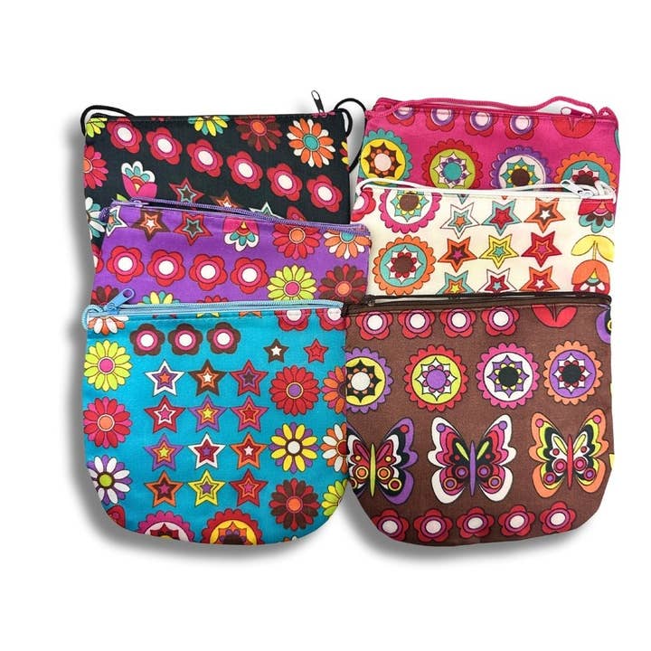 Butterfly Small Purse Bag with Zipper, Coin Purse for wholesale by ZKY Wholesale