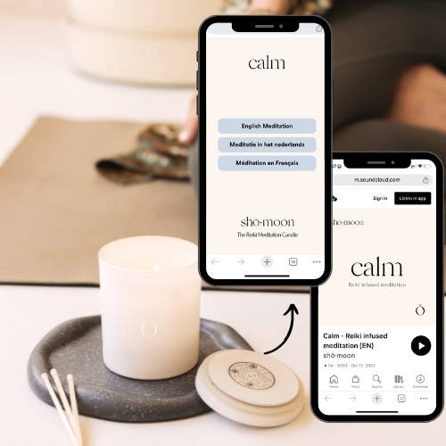 shō-moon - Wholesale Jar/Filled Candle - Calm Meditation Candle  pure essential oils2