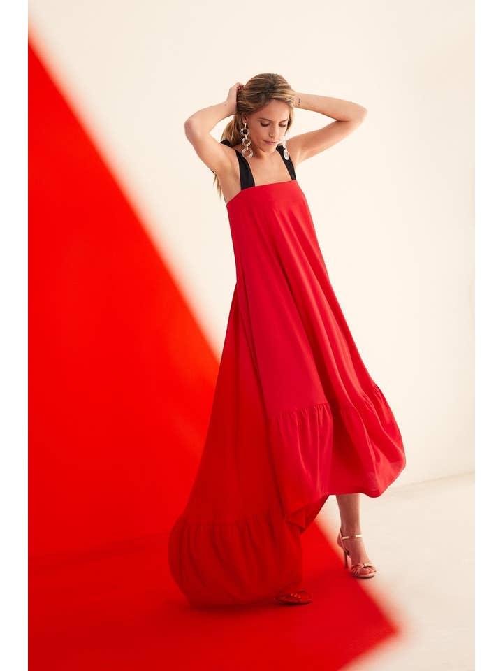 Bruna - Wholesale Dress - Women's - Sebastien Red Dress · Bohemian Rhapsody ·