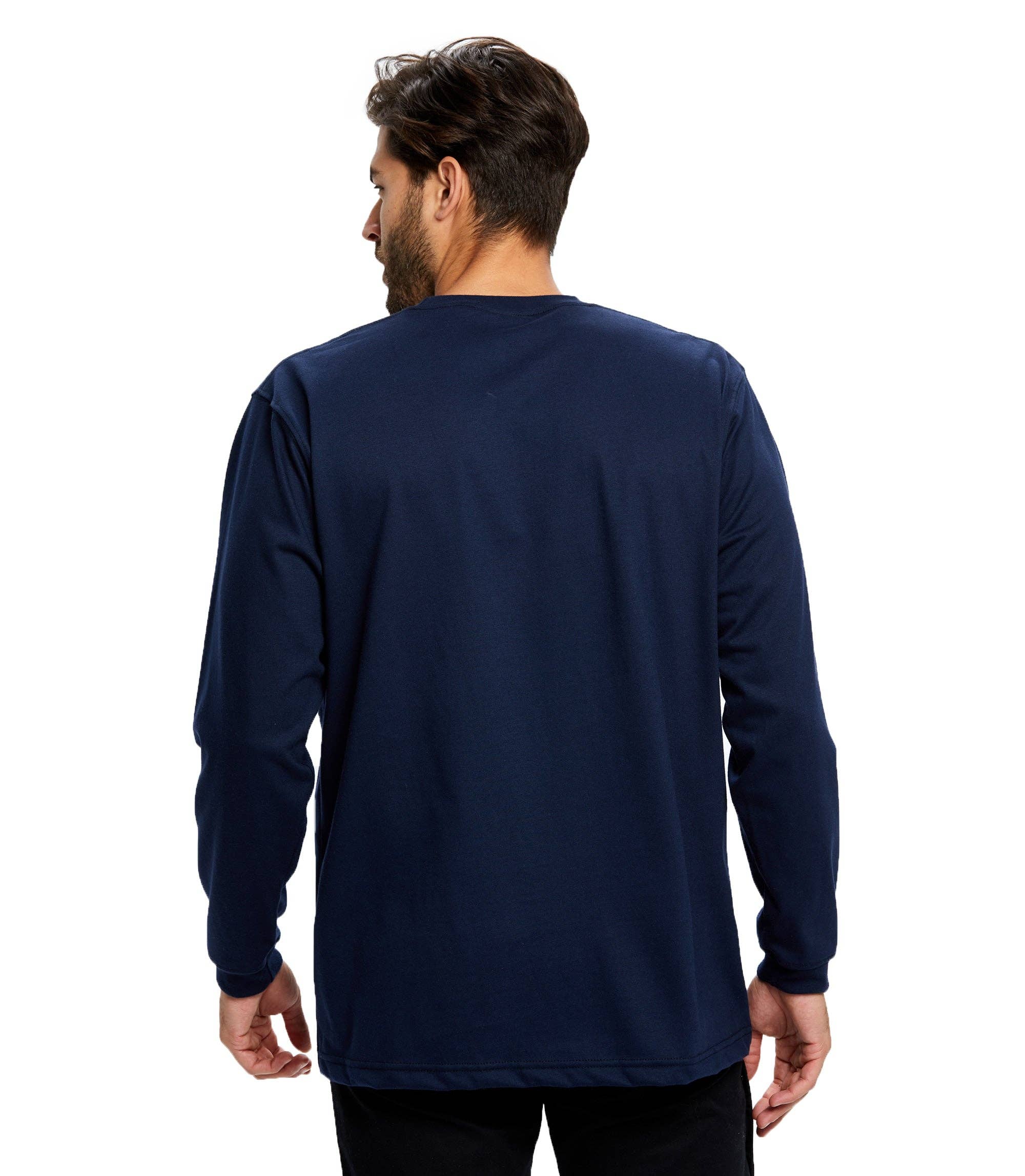 US Blanks - Wholesale T-Shirt - Men's - Men's Long Sleeve Pocket Work Wear - Flame Resistant6