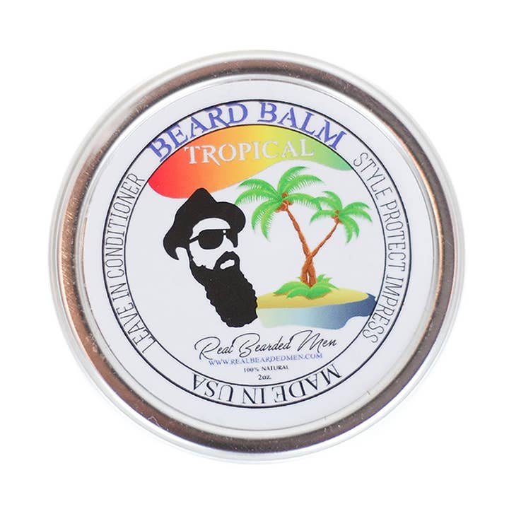 Tropical Beard Balm 2oz for wholesale by Real Bearded Men
