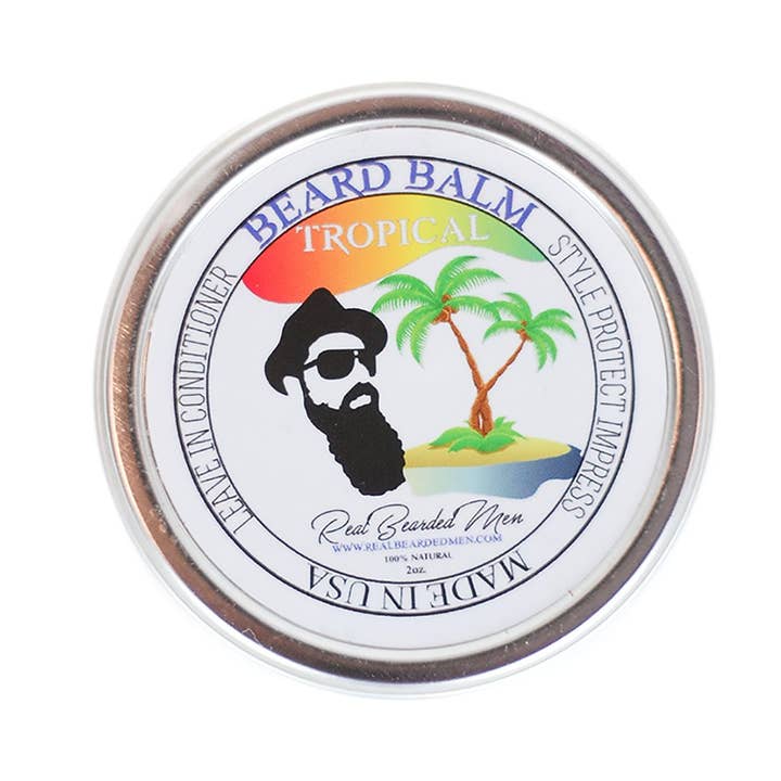 Bálsamo para barba tropical 2oz para venta al por mayor de Real Bearded Men