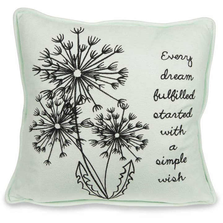Dream - 12" Micro Suede Pillow for wholesale by Pavilion