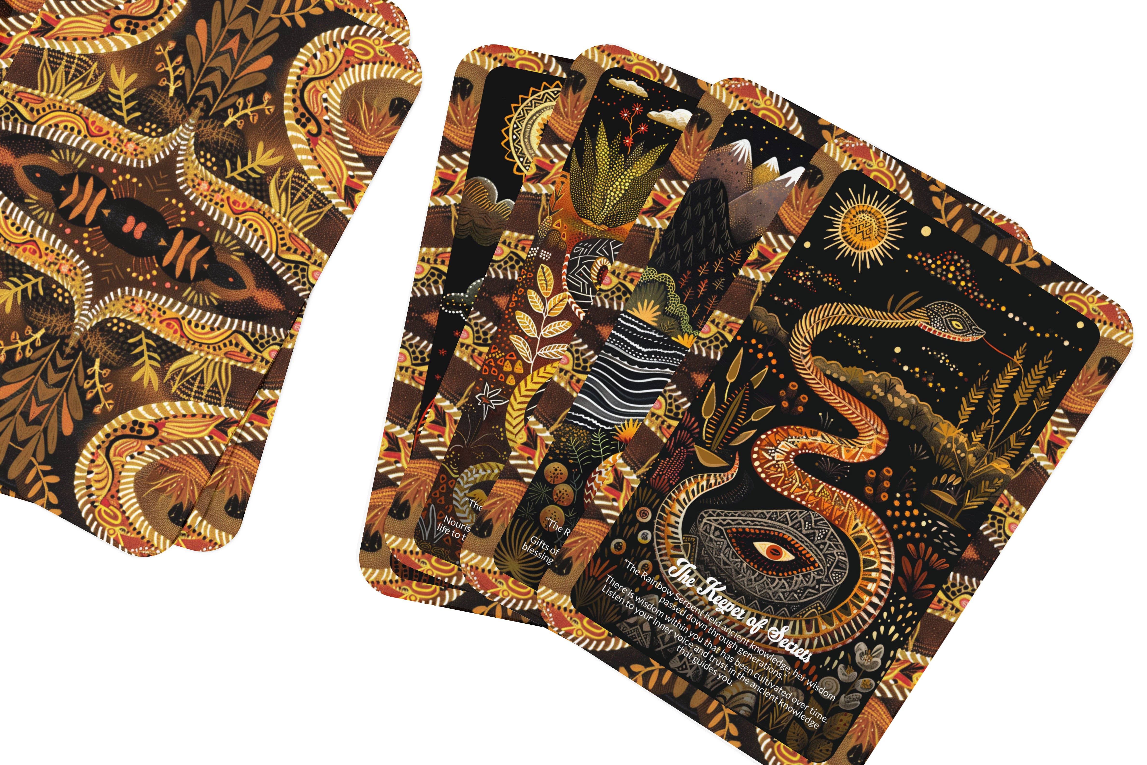 Ibiza Tarot USA - Wholesale Tarot Cards - The Rainbow Serpent - 22 Oracle Cards - Awaken Creation and Sacred Ancestral Energy5