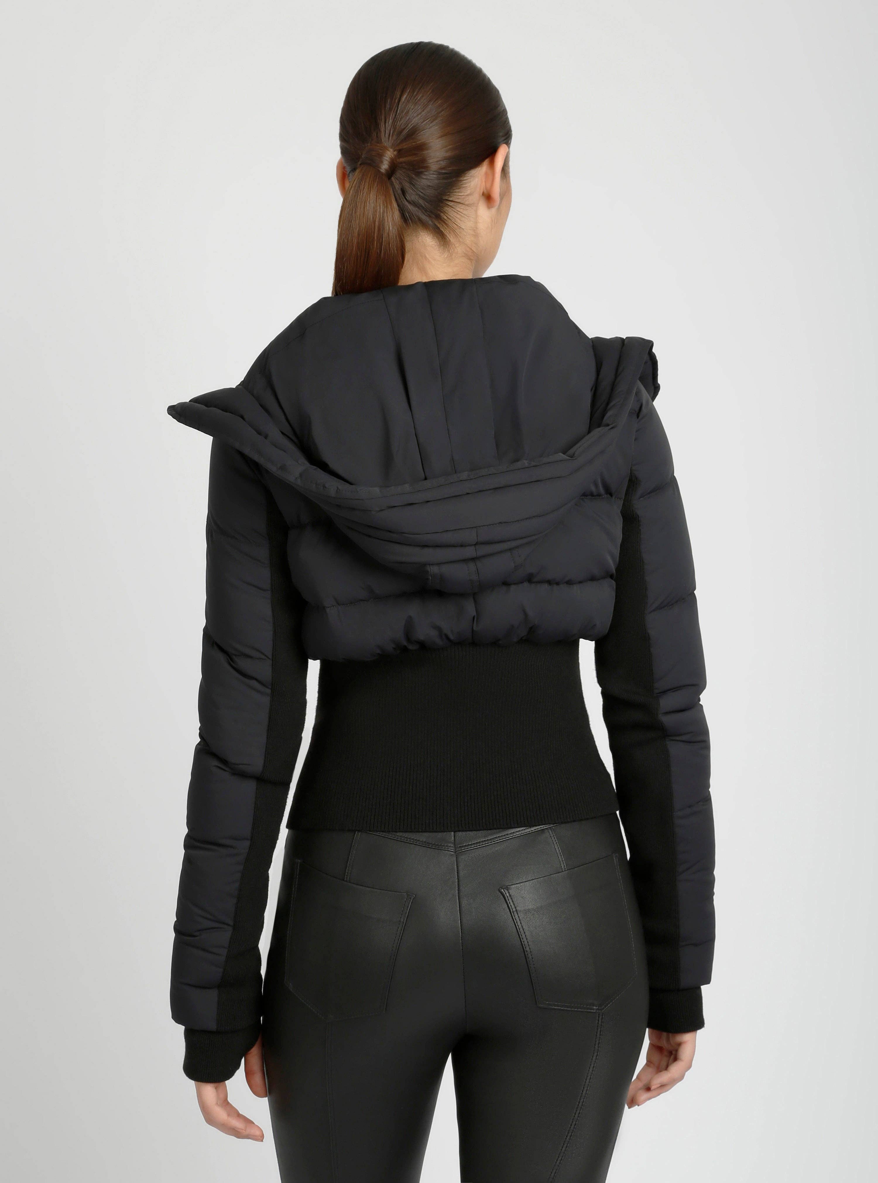 Blanc Noir - Wholesale Puffer Jacket - Women's - Asymmetrical Puffer Jacket JLS3