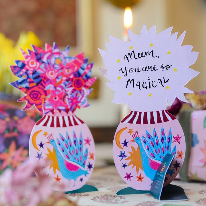 Hutch Cassidy (Greetings Cards and Paper Goods) - Wholesale Everyday Greeting Card - 'Magical Pop Up Tiger Vase' Greetings Card11