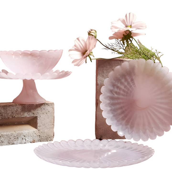 Lainy Home - Wholesale Dinnerware Set - Azure Alabaster Dinnerware 4 Pack