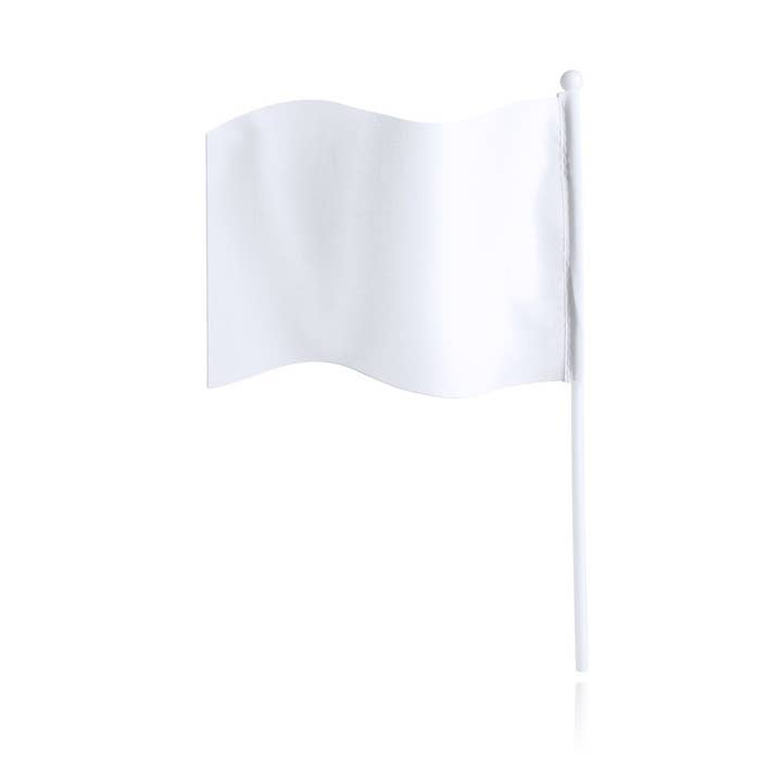 STAR WAY, S.L. - Wholesale Flag - Hand flag in white to sublimate0