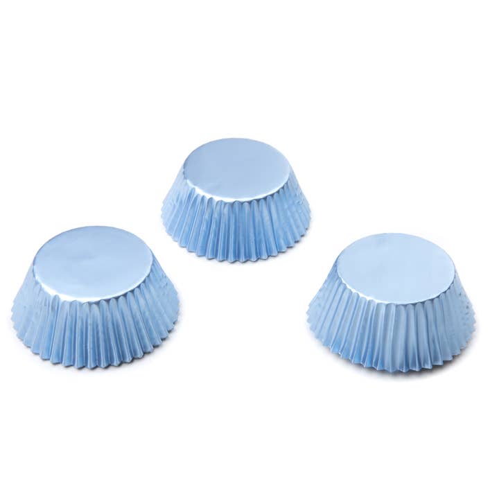 Fox Run Brands - Wholesale Cupcake/muffin liner - Fox Run Cupcake Liners Foil, Light Blue, Set of 32, 3.25"2