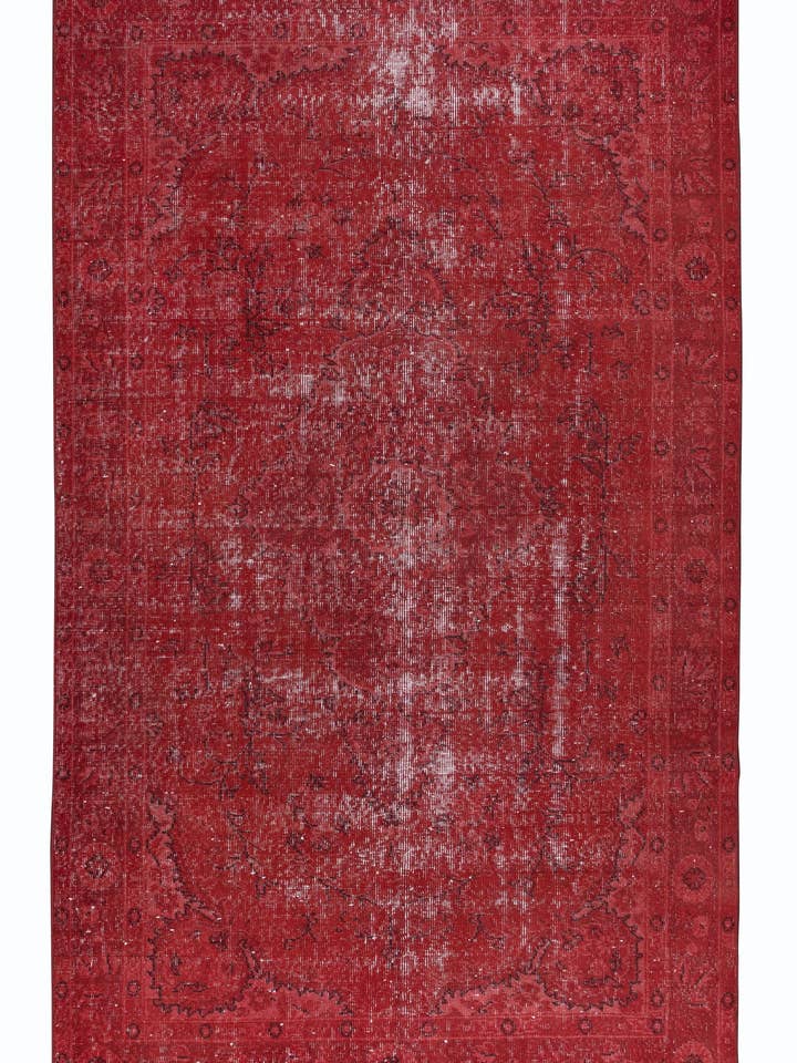 Tapete Boémio e Eclético Turco Vermelho Turco de 5,2x8,8 Pt por atacado de Rug Specialist LLC.