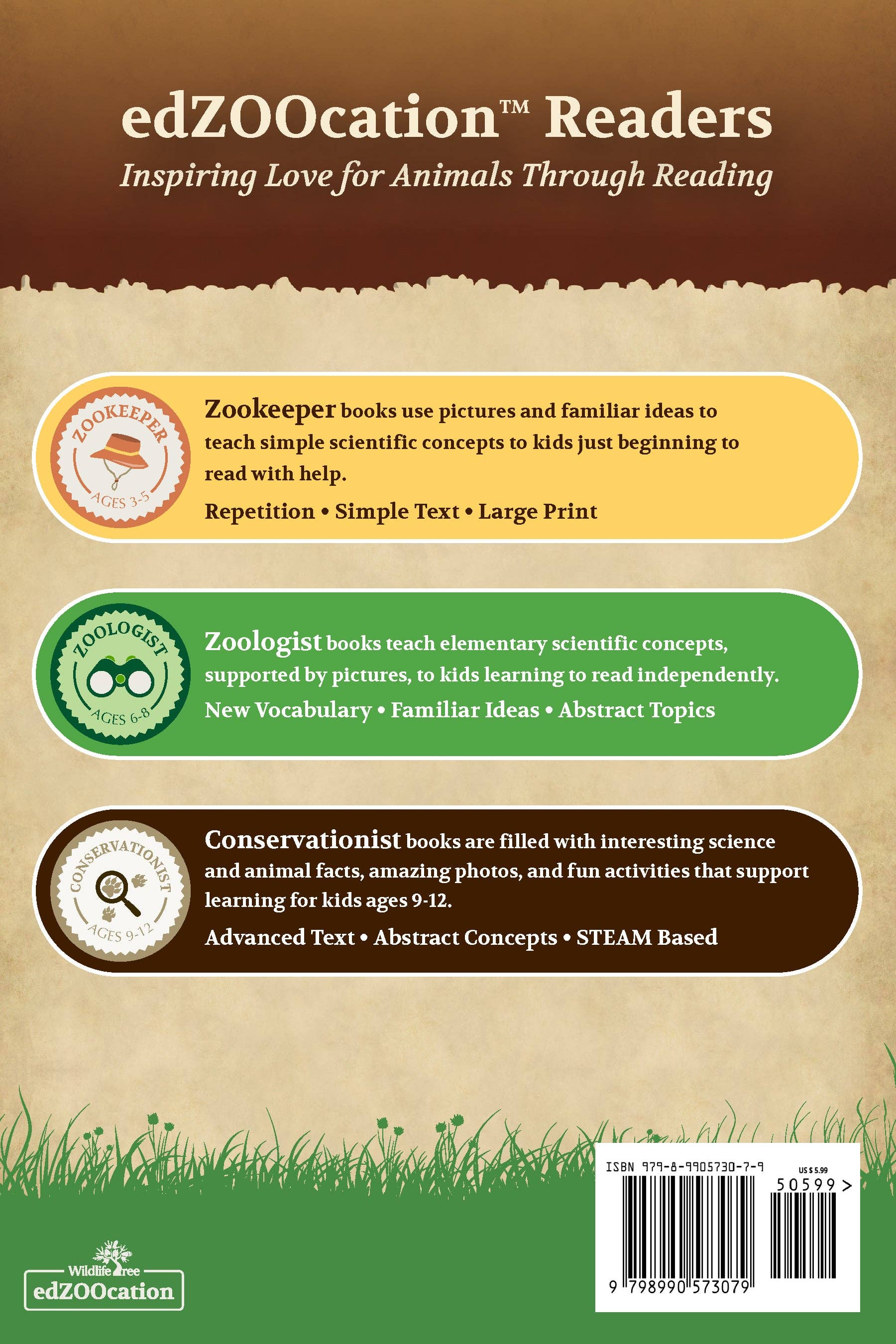 Wildlife Tree - Vendita all'ingrosso Libro per lettori principianti (6-8) - Meravigliosi Lupi edZOOcazione Libro del Custode dello Zoo - Copertina Flessibile2