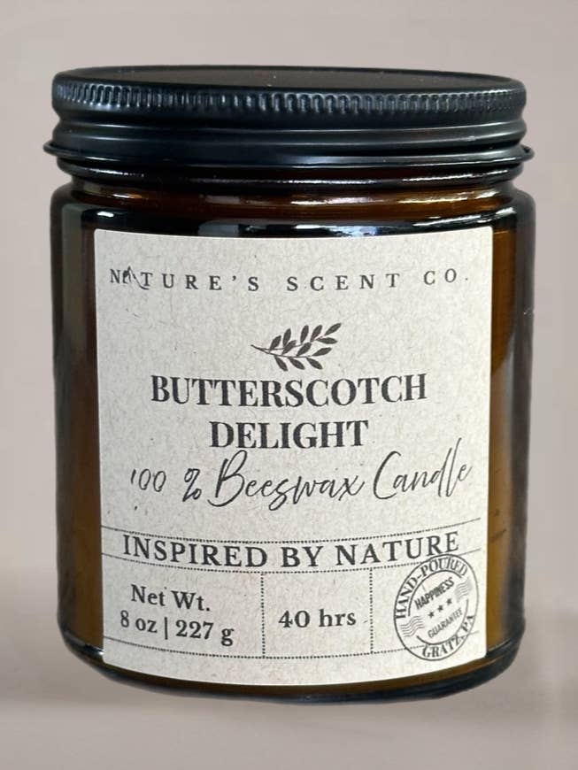 Vela de Cera de Abeja de Caramelo de Mantequilla para venta al por mayor de Nature’s Scent Co