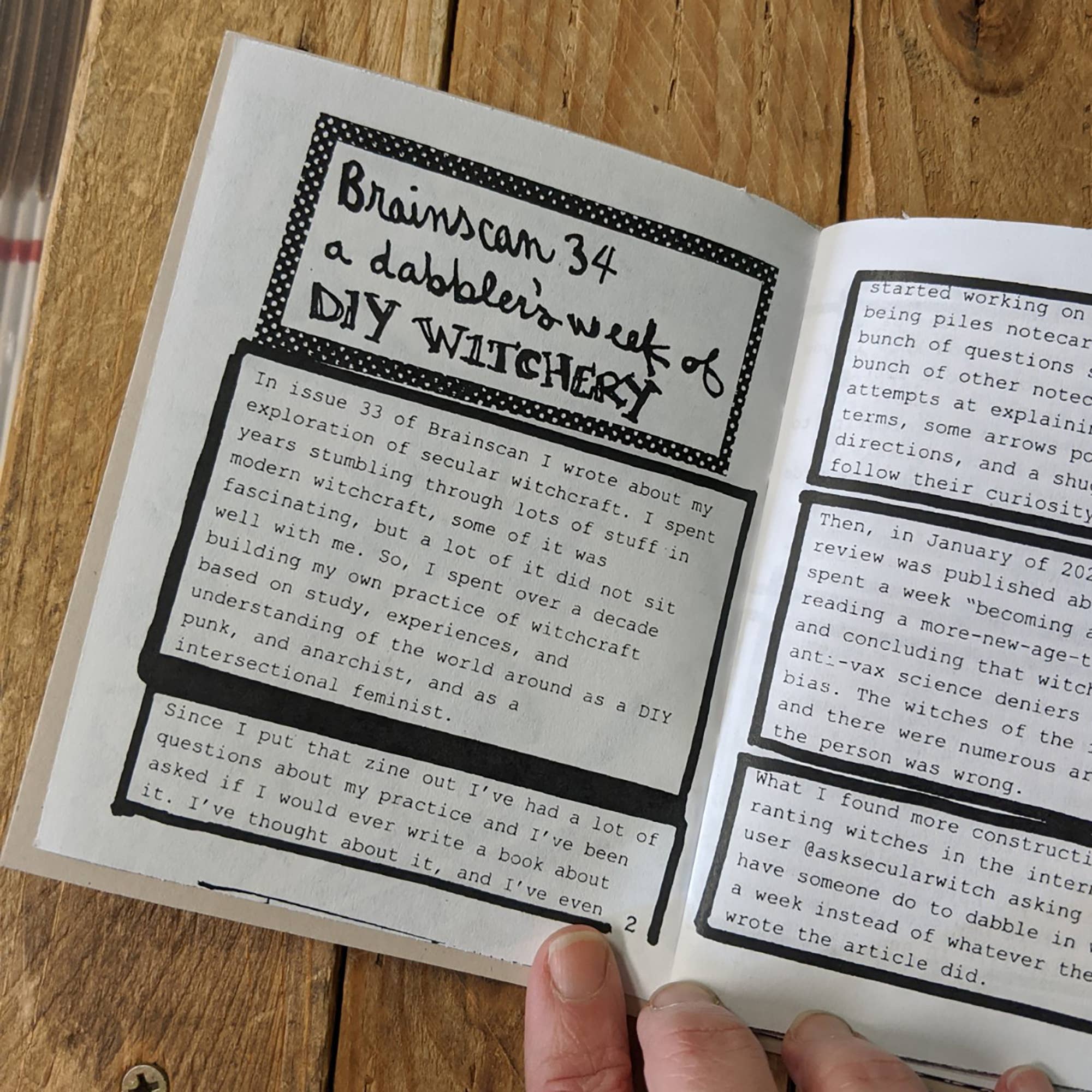 Portland Button Works - Wholesale Body, Mind & Spirit Book - Brainscan Zine Issue 34 - A Dabbler's Week of DIY WItchery1